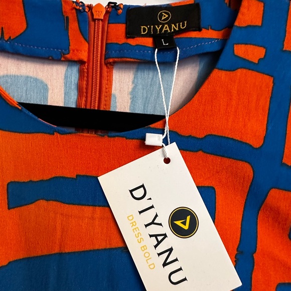 D’Iyanu Chidima African Print Stretch Midi Dress - Picture 7 of 8